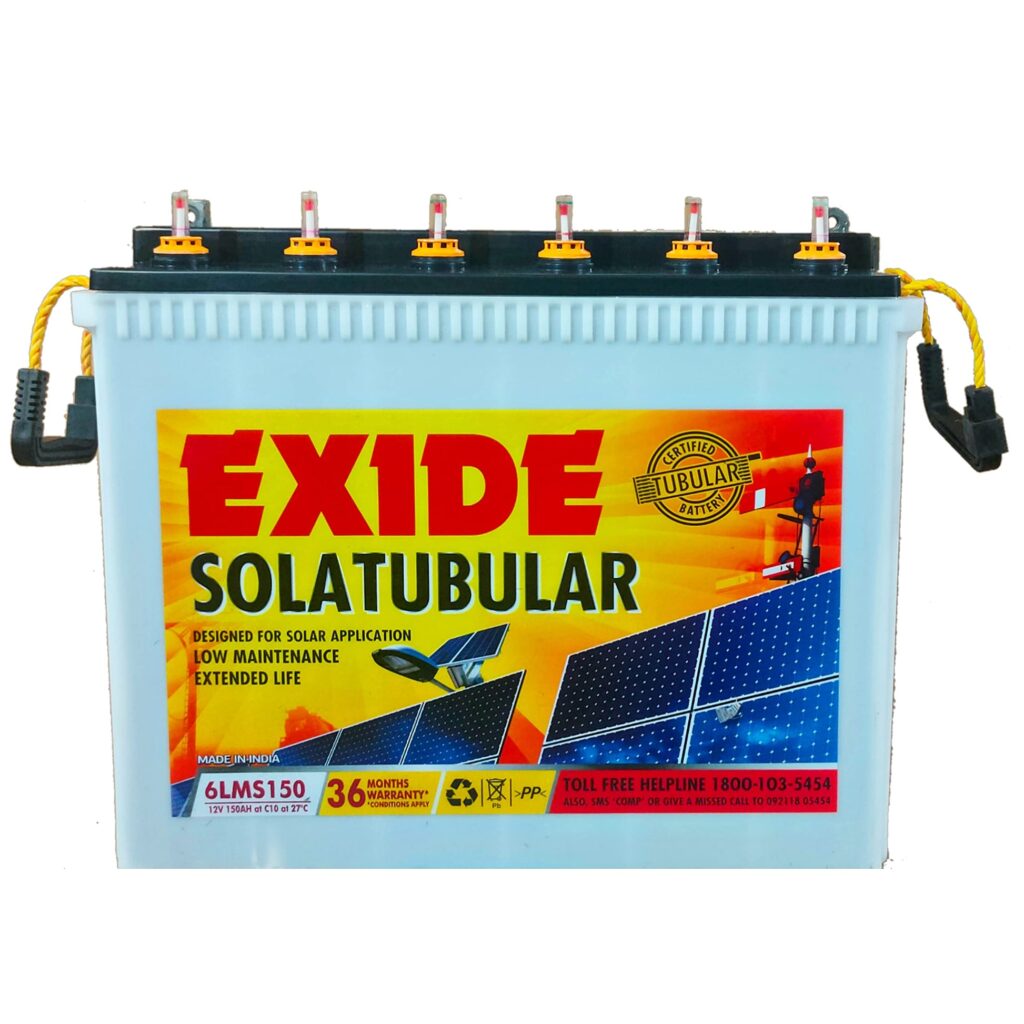 Exide Solatublar Battery